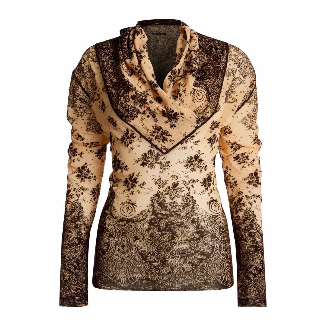 JEAN PAUL GAULTIER TATTOO MESH by JEAN PAUL GAULTIER in size L from TOPS category