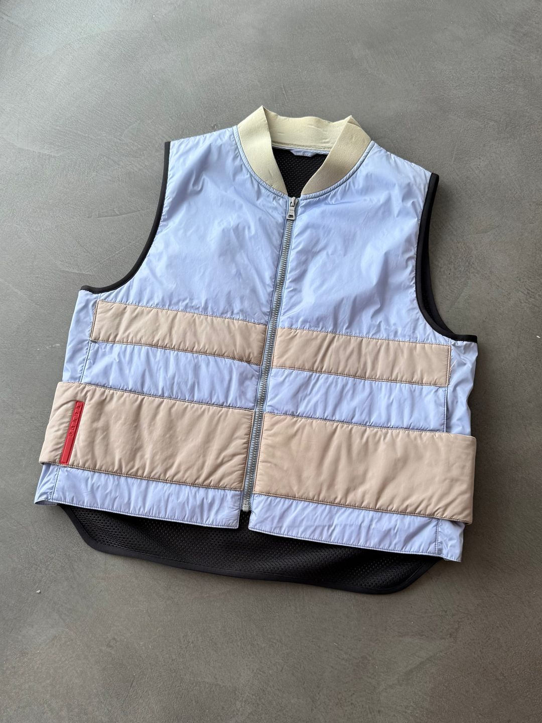 SS 00 Prada Sport Nylon & Mesh Vest by PRADA in size IT 46 from COATS & JACKETS category