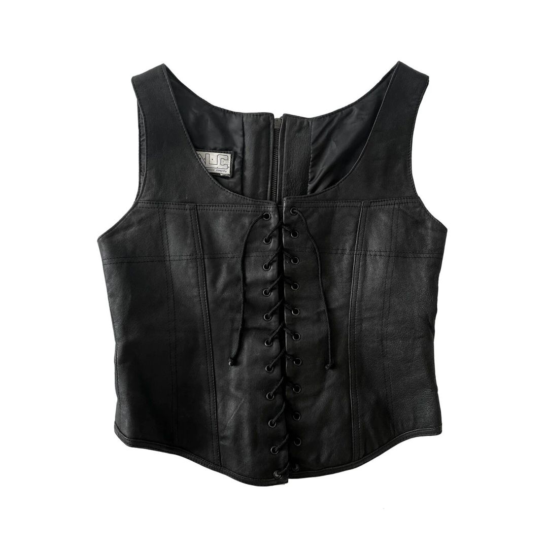 Leather Corset by undefined in size XS from LINGERIE category