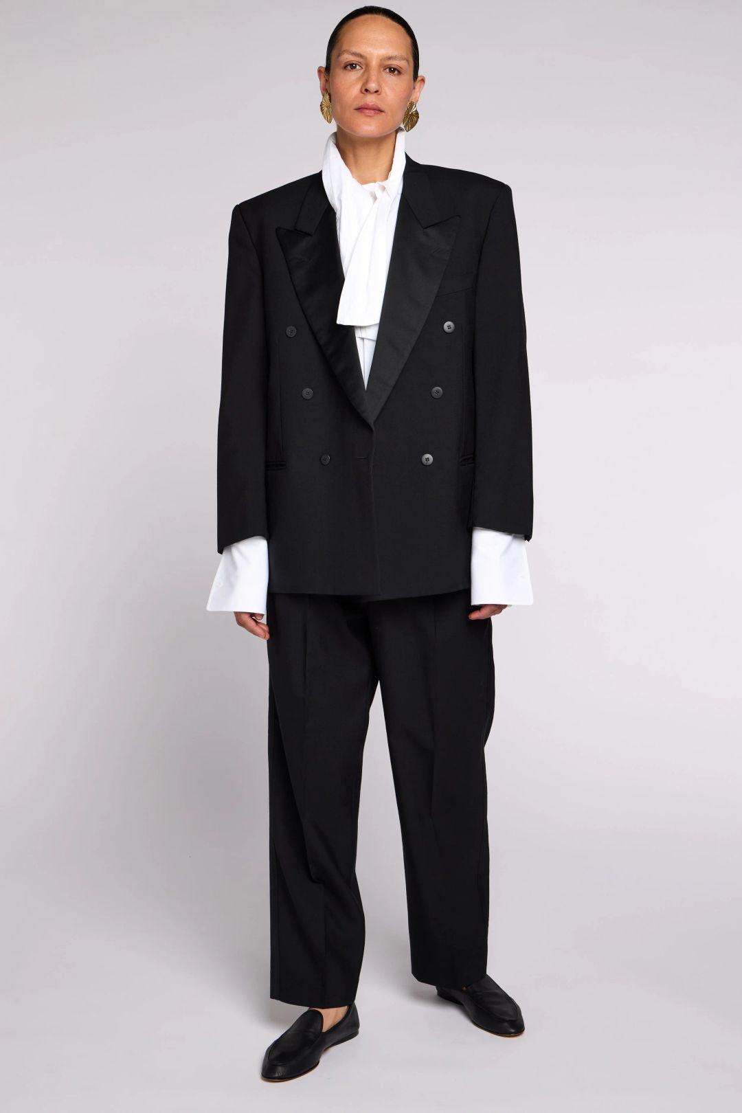 Yves Saint Laurent Vintage Men's Double Breasted Tuxedo Suit by YVES SAINT LAURENT in size ONE SIZE from SUITS category