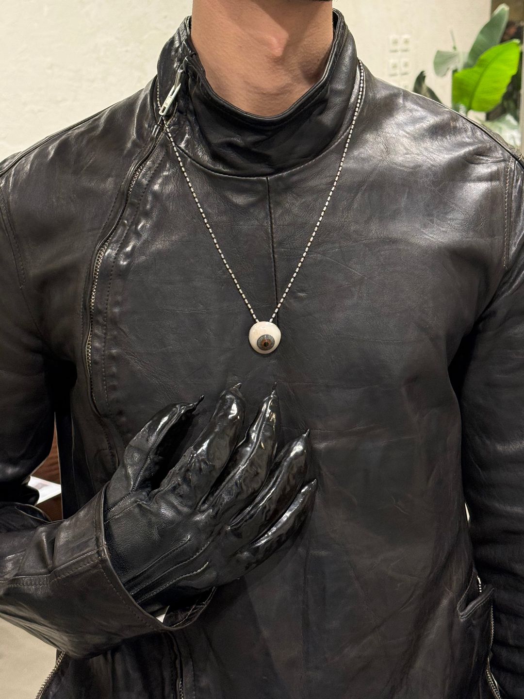 Carol Christian Poell drip leather gloves by CAROL CHRISTIAN POELL in size XS from ACCESSORIES category