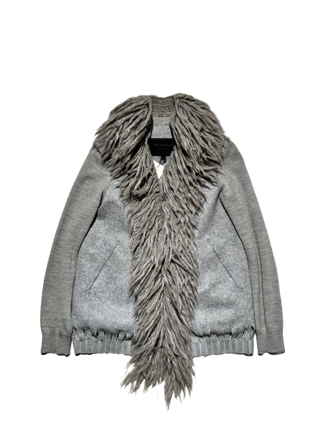 Undercover AW 2005  Arts n Crafts Laser Cut Wool Jacket by UNDERCOVER in size ONE SIZE from COATS & JACKETS category
