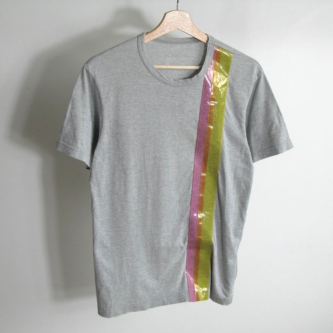 ad2000 Comme des garçons Homme Homme vinyl stripe t-shirt by COMME DES GARÇONS in size ONE SIZE from TOPS category