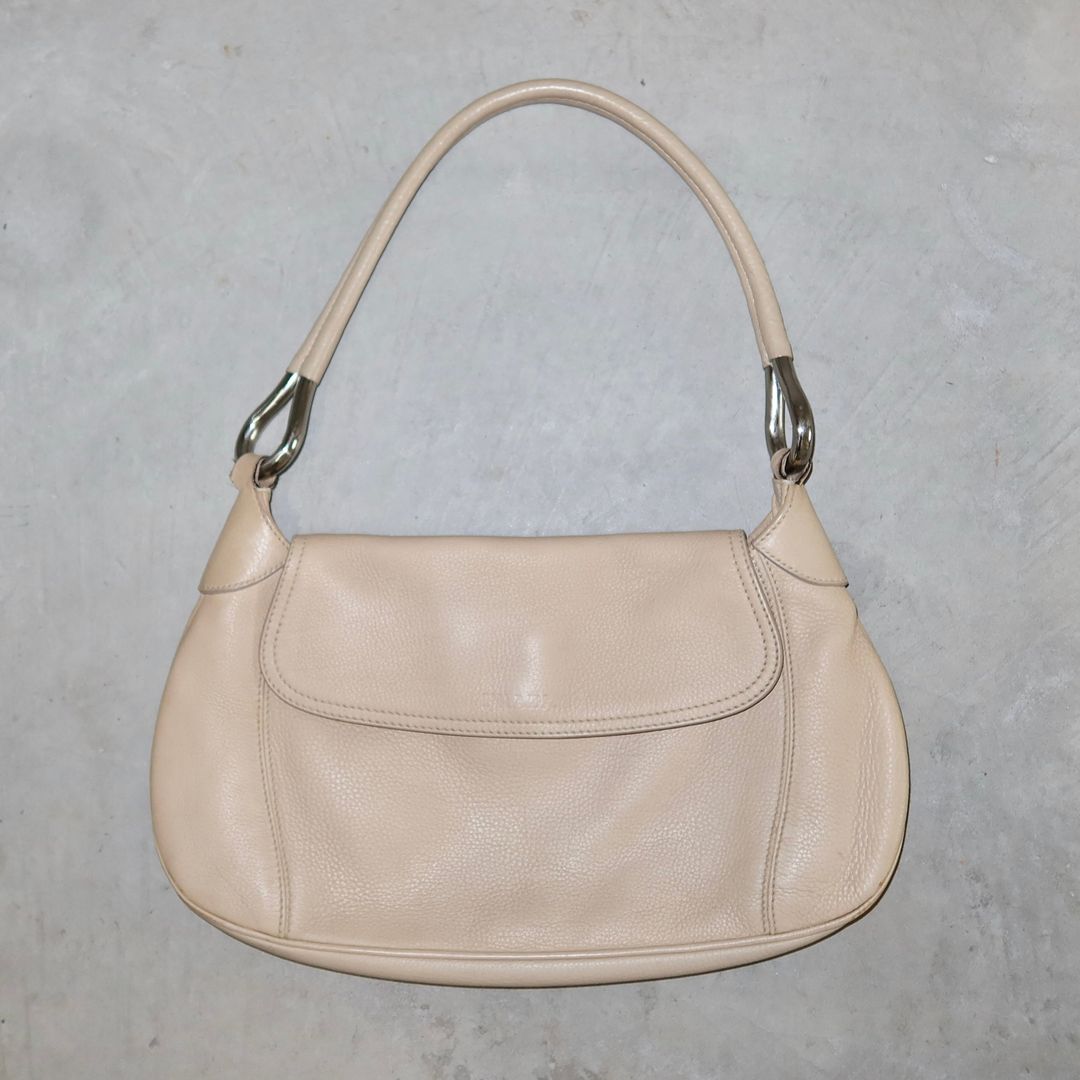 Prada SS2003 Cream Leather Bag by PRADA in size ONE SIZE from BAGS category