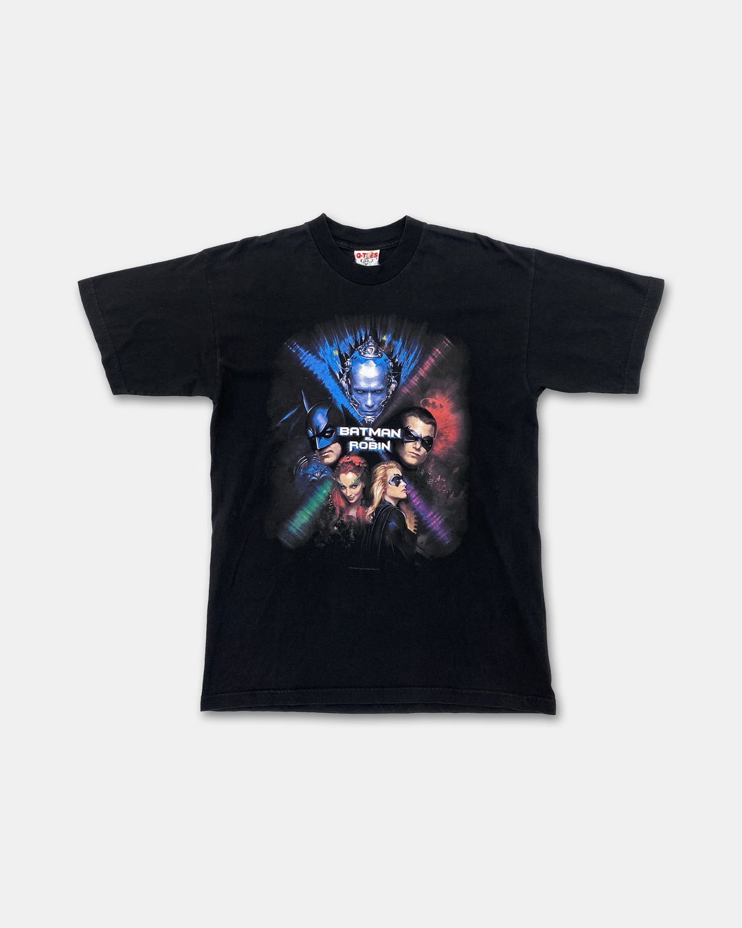 Vintage 1997 Batman & Robin Movie T-Shirt Black by Vintage in size L from TOPS category