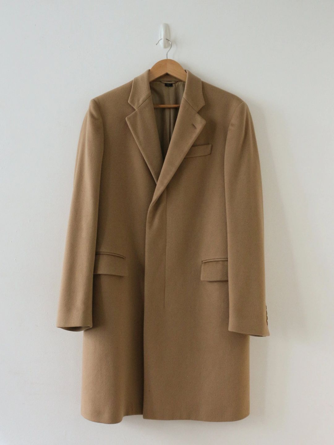 Helmut Lang Mens F/W99 Camel Coat by HELMUT LANG in size ONE SIZE from COATS & JACKETS category