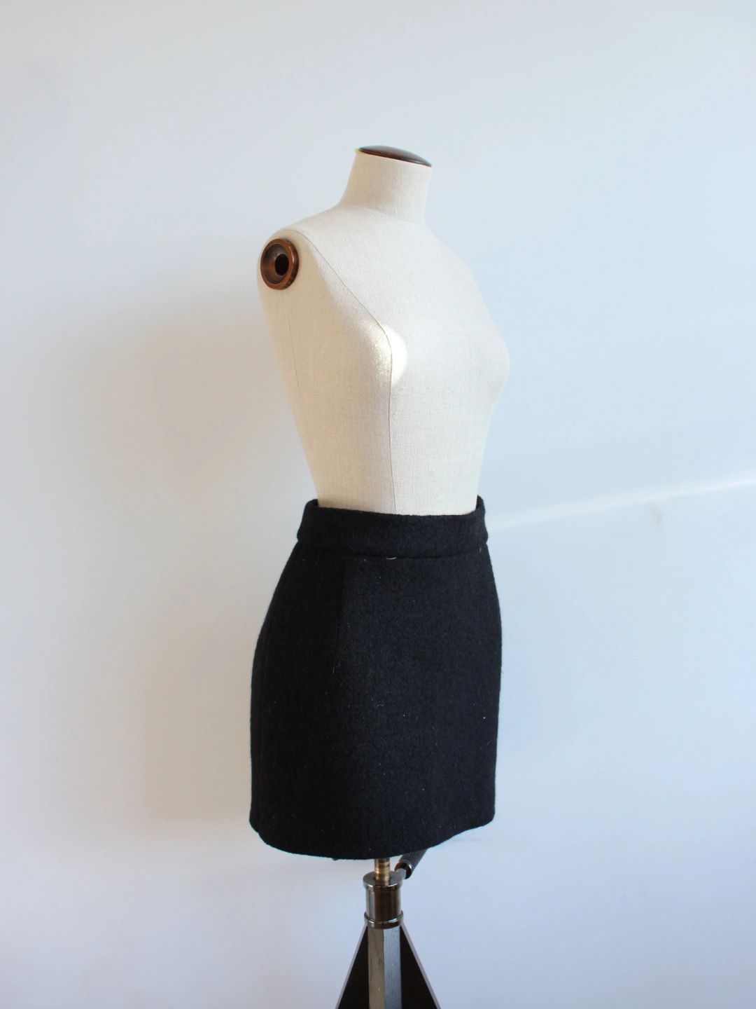 Vivienne Westwood 90's Felted Wool Mini Skirt by VIVIENNE WESTWOOD in size IT 40 from SKIRTS category