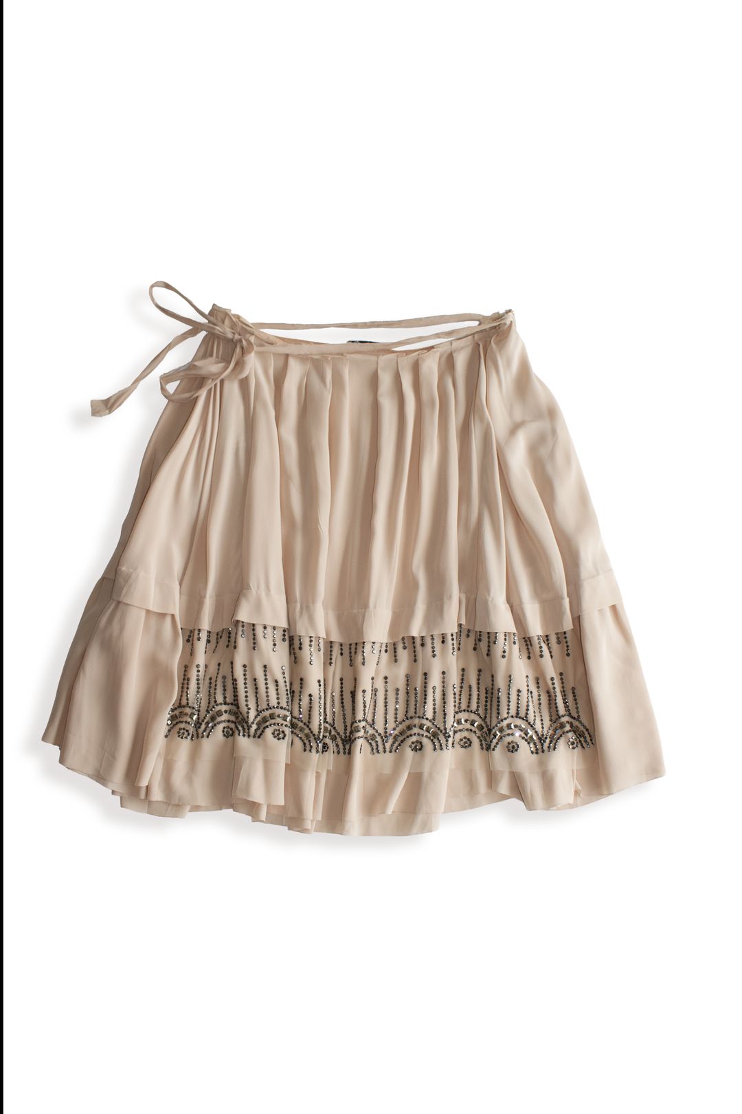 Prada SS 2000 silk embellished skirt by PRADA in size IT 46 from SKIRTS category