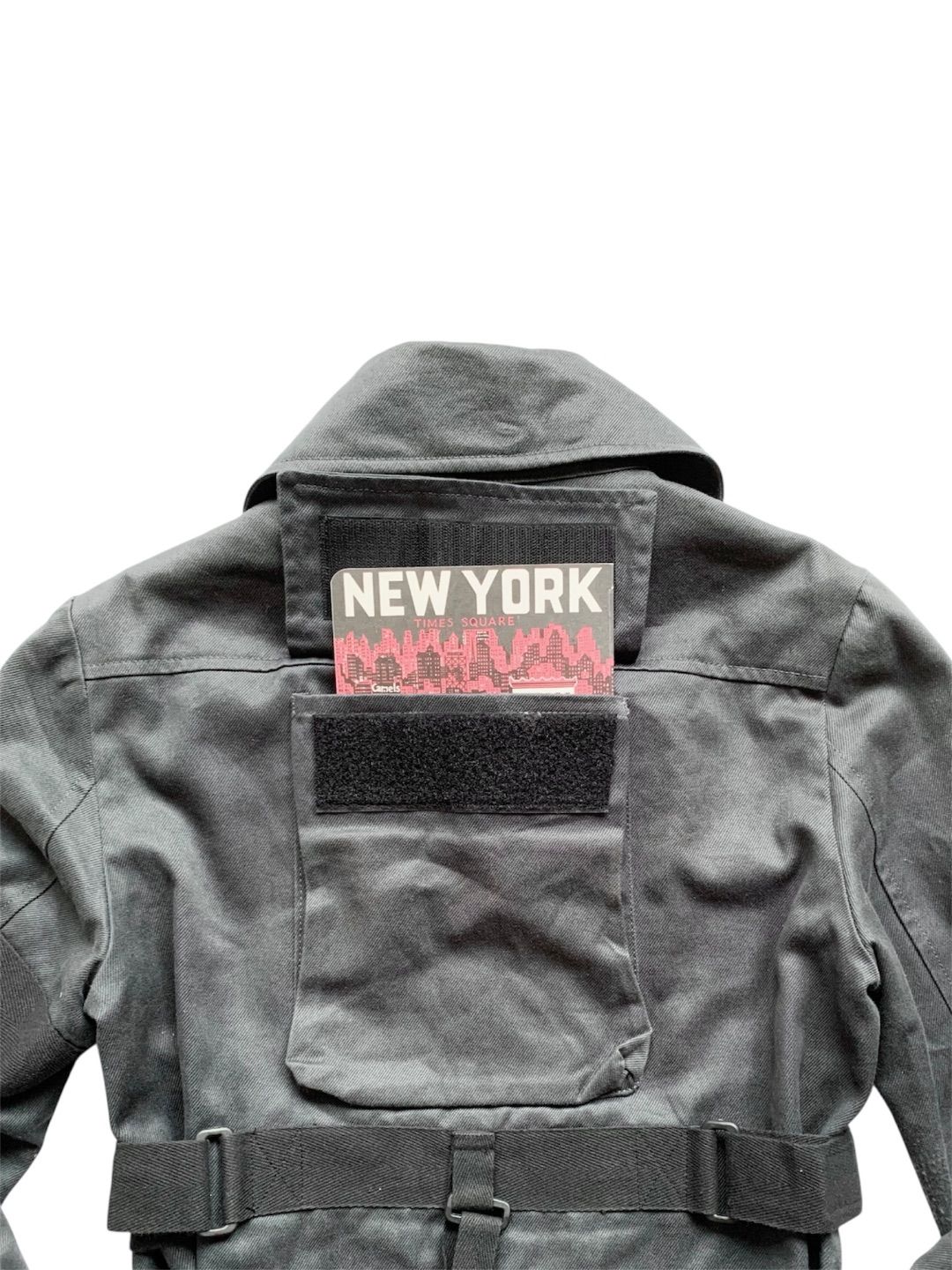 Dolce and Gabbana D&G SS 2002 bondage multipocket grey denim jacket by DOLCE & GABBANA in size S from COATS & JACKETS category