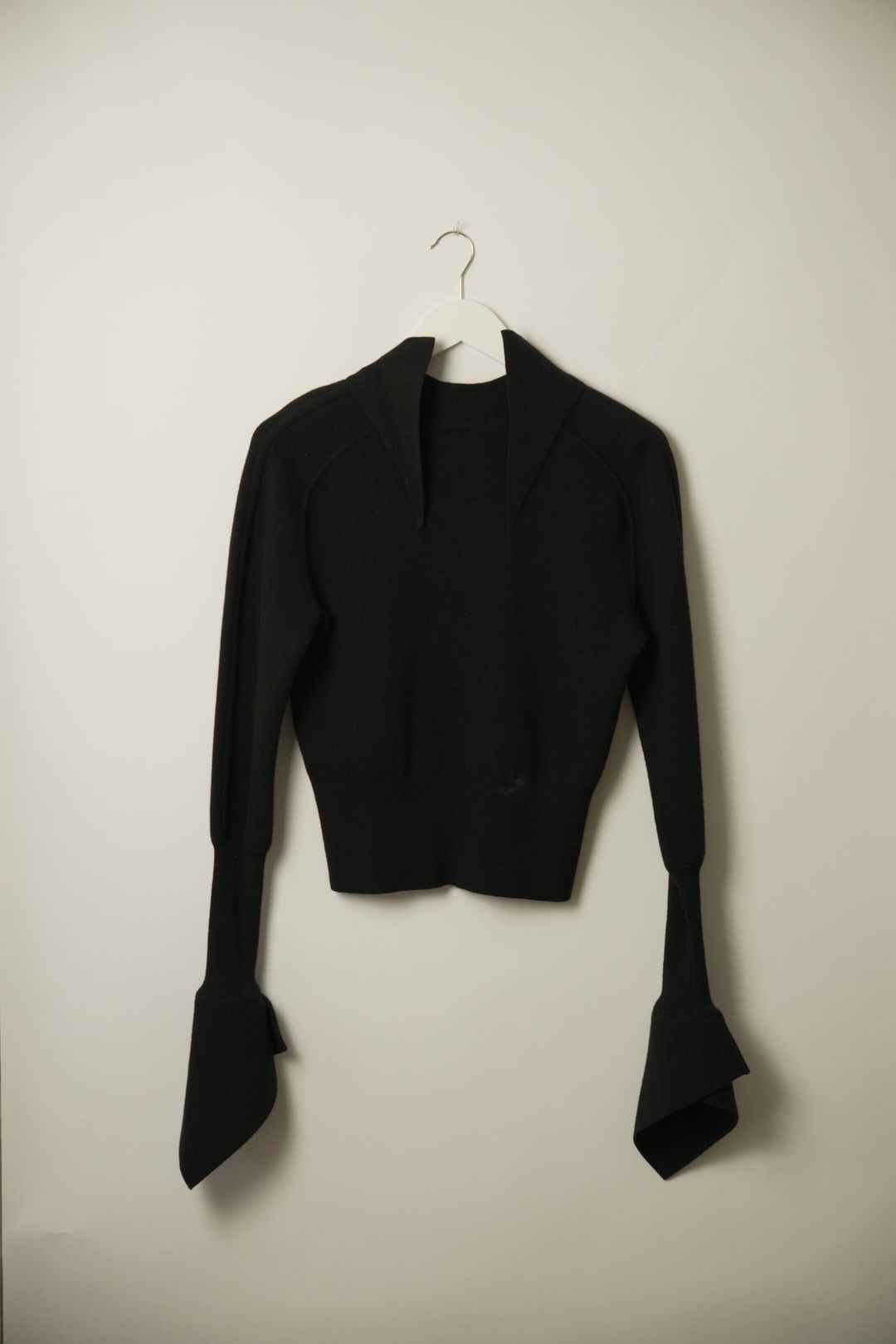 Mugler Crab Claw Black LS Knit by THIERRY MUGLER in size S from KNITWEAR category