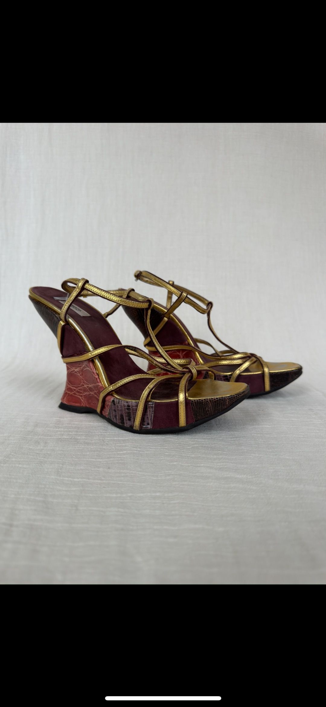 A/W 2004 Sculpted wedges by PRADA in size EU 37 from SHOES category