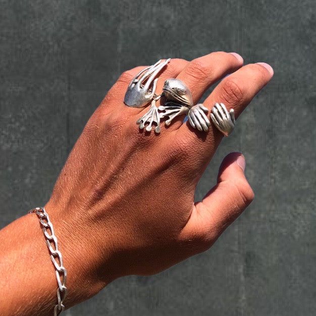 3 Ring Bundle by FΛZED by Finn in size ONE SIZE