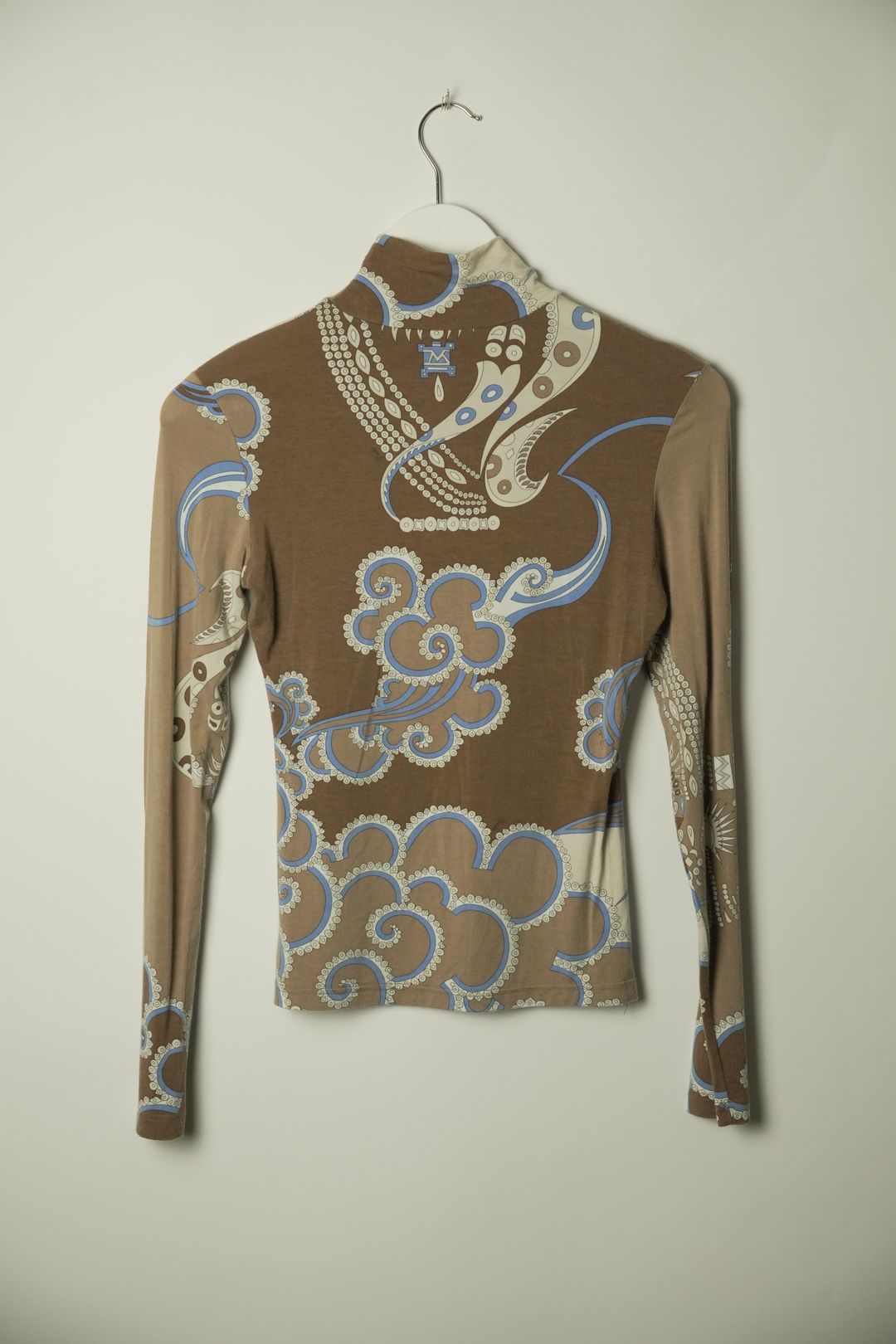Emilio Pucci Cloud Multi Pattern Turtleneck by VENDOR-UNKNOWN in size S from KNITWEAR category