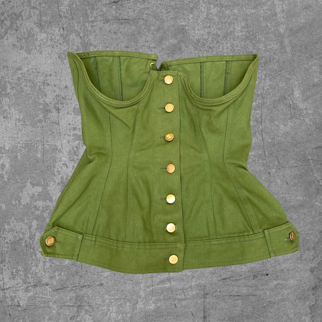 JEAN PAUL GAULTIER 'JUNIOR' BODICE CORSET - M by JEAN PAUL GAULTIER in size ONE SIZE