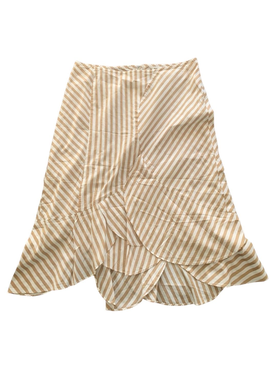 Zucca SS 2001 mid length pinstriped skirt by ZUCCA in size L from SKIRTS category