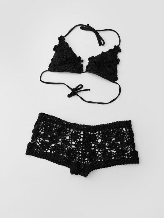 Crochet Bikini Set by undefined in size ONE SIZE from SWIMSUITS category