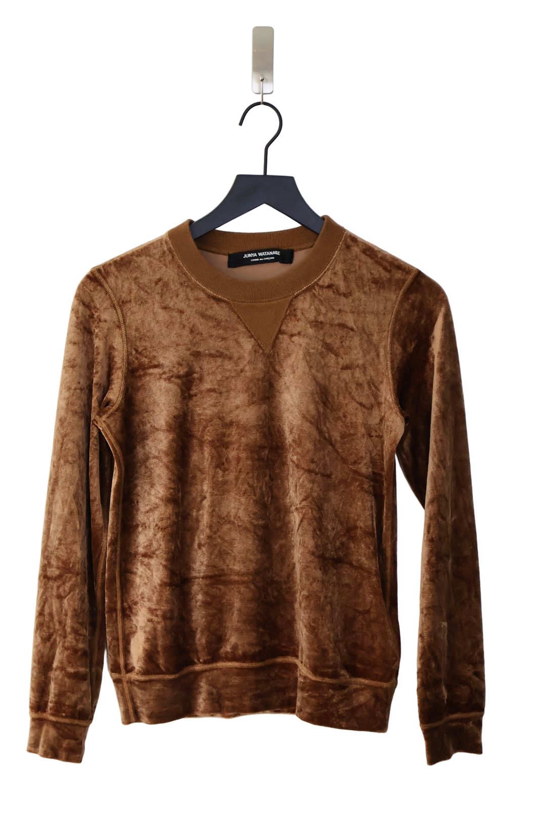 2005 Velour Sweatshirt by COMME DES GARÇONS in size S from KNITWEAR category