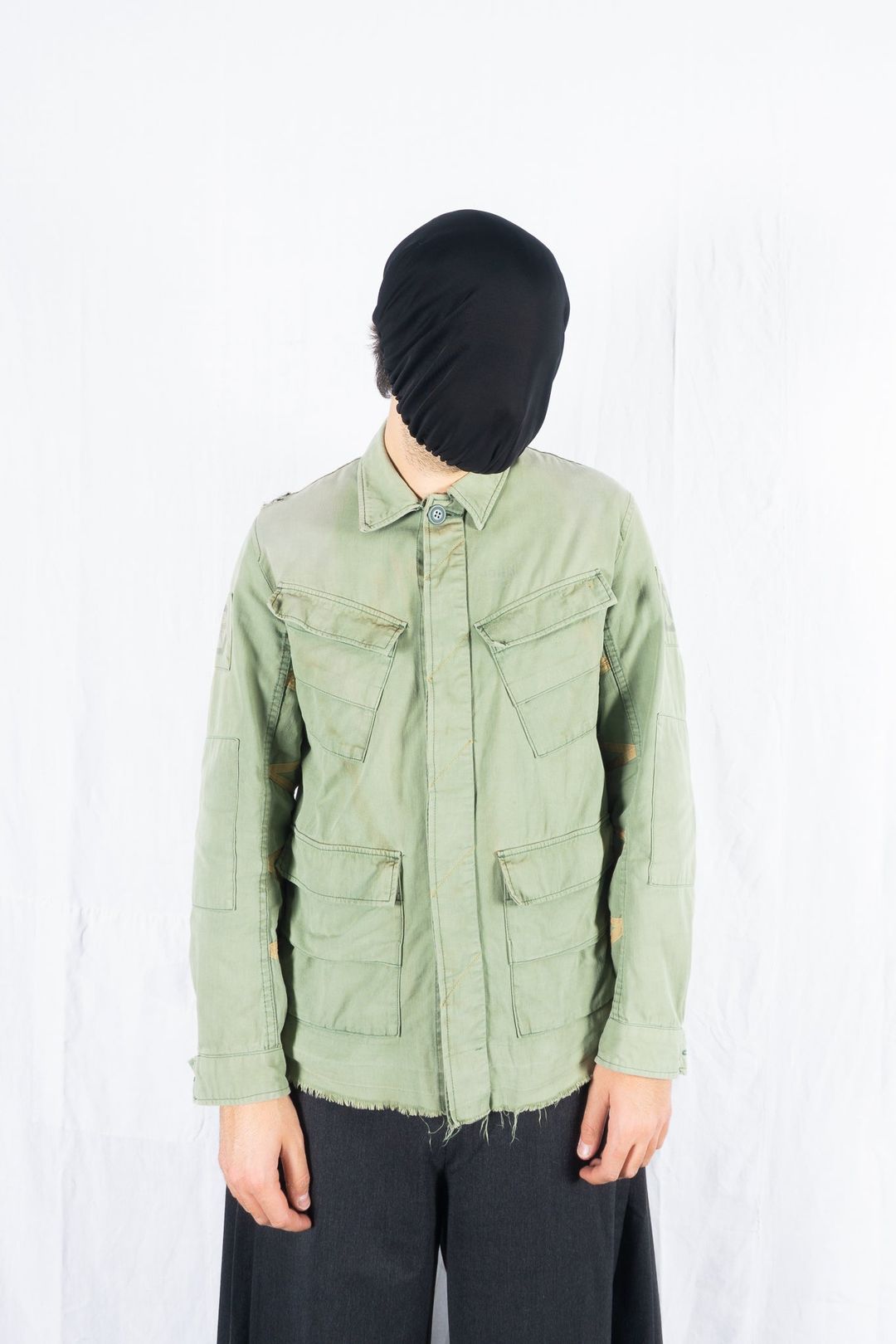John Undercover 1960s–2014 military fatigue jacket by UNDERCOVER in size M from COATS & JACKETS category