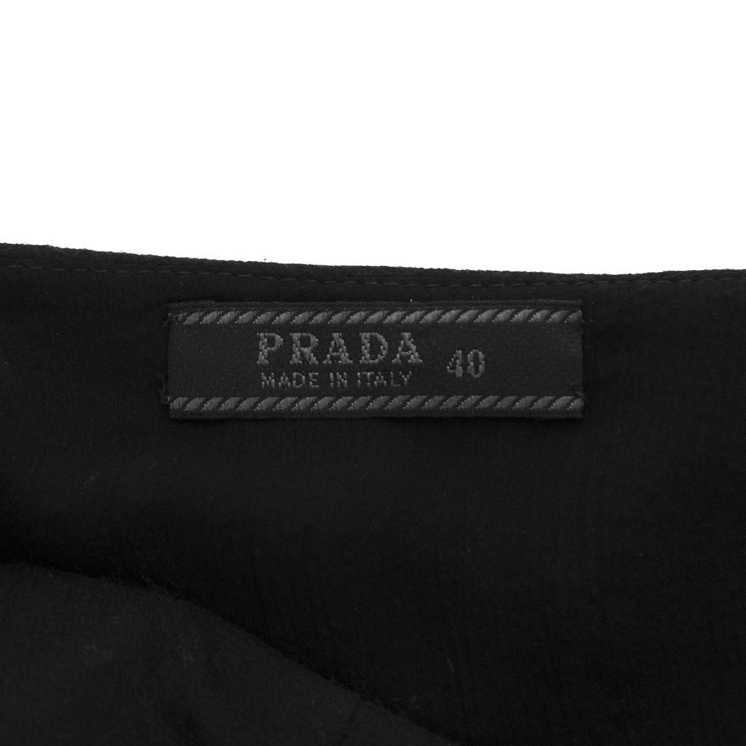 Prada FW 1998 rubber strip wool skirt by PRADA in size IT 40 from SKIRTS category