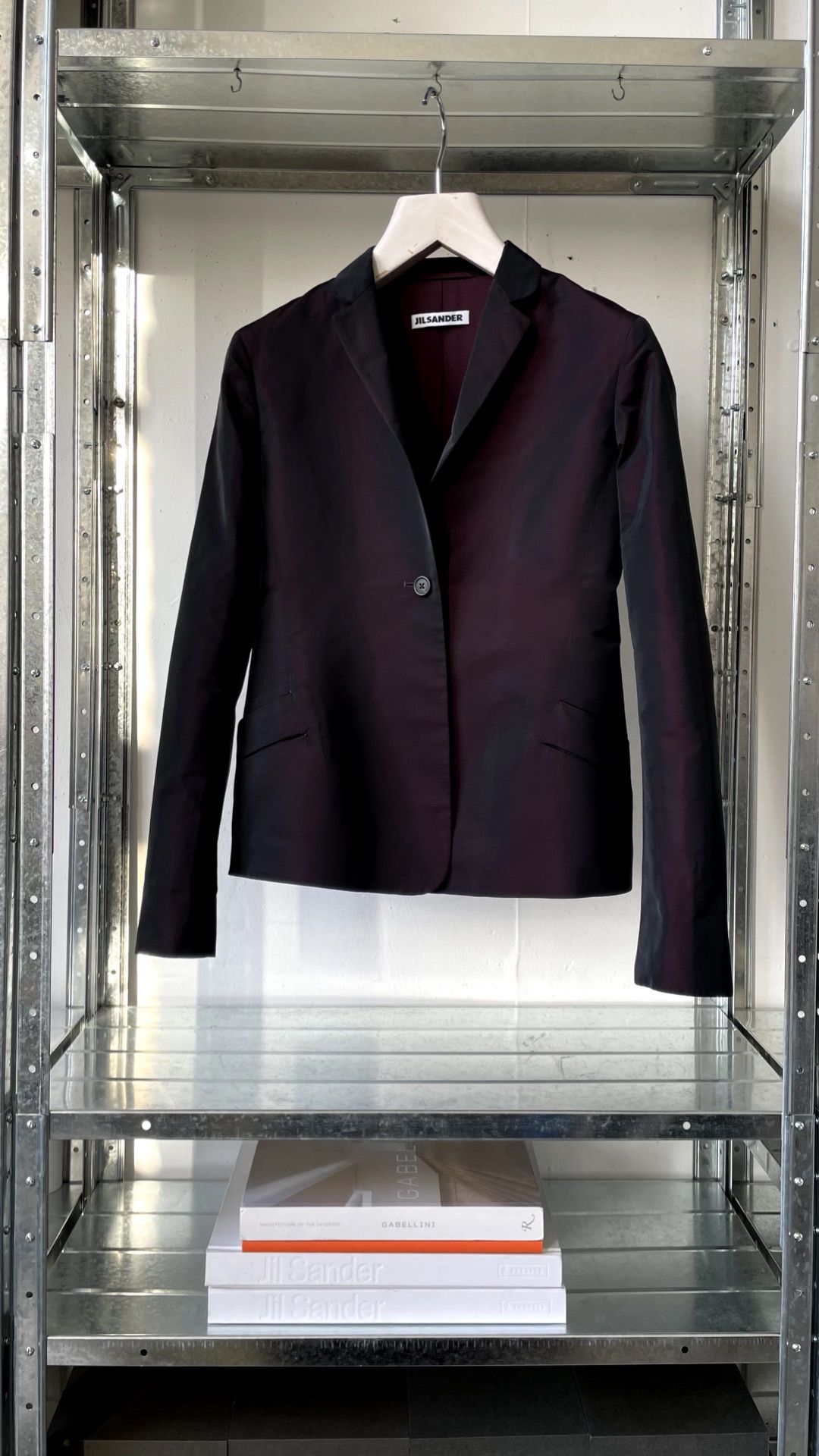 IRIDESCENT BLAZER by JIL SANDER in size AU/UK 6 from COATS & JACKETS category