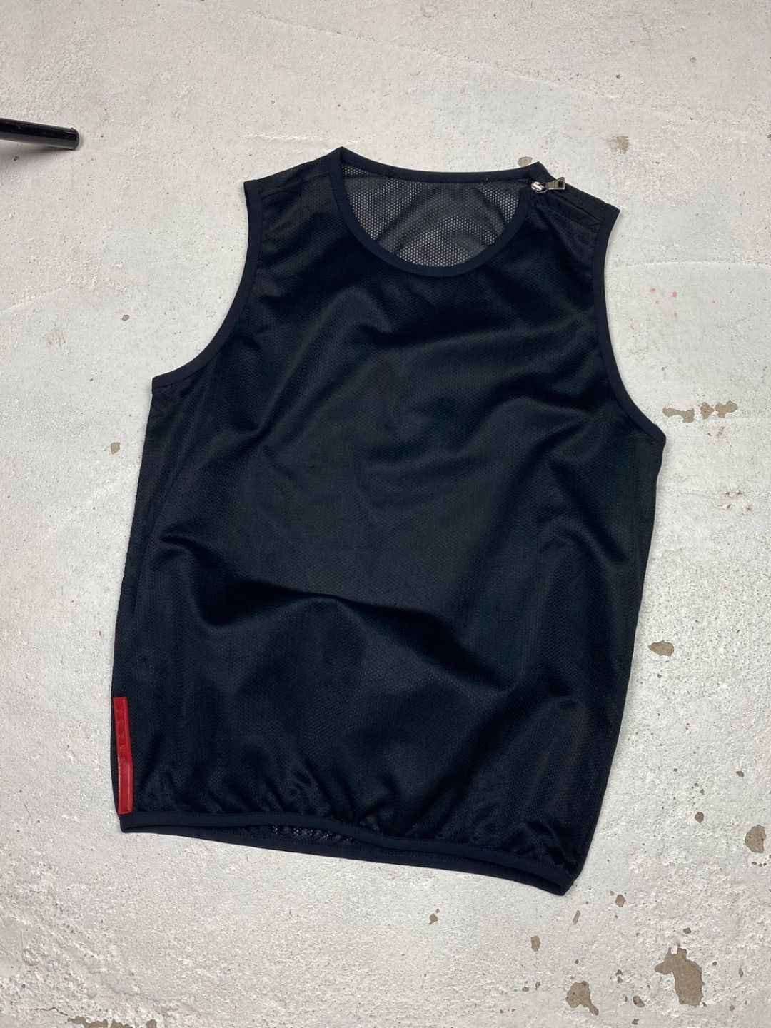 SS 00 Prada Sport Mesh Vest by PRADA in size S from TOPS category
