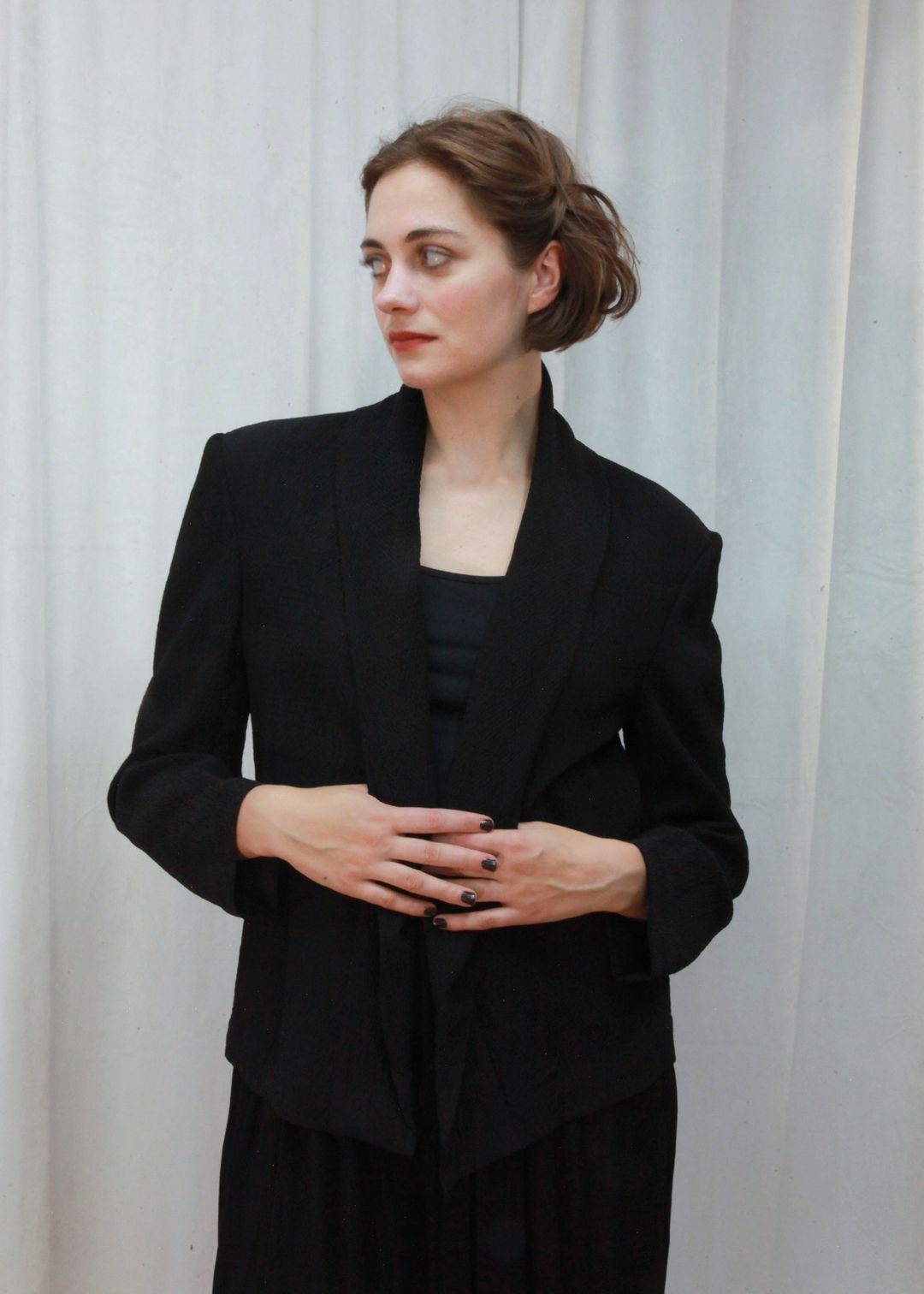 Comme des Garçons silk jacket, mid 1980's by COMME DES GARÇONS in size M from COATS & JACKETS category
