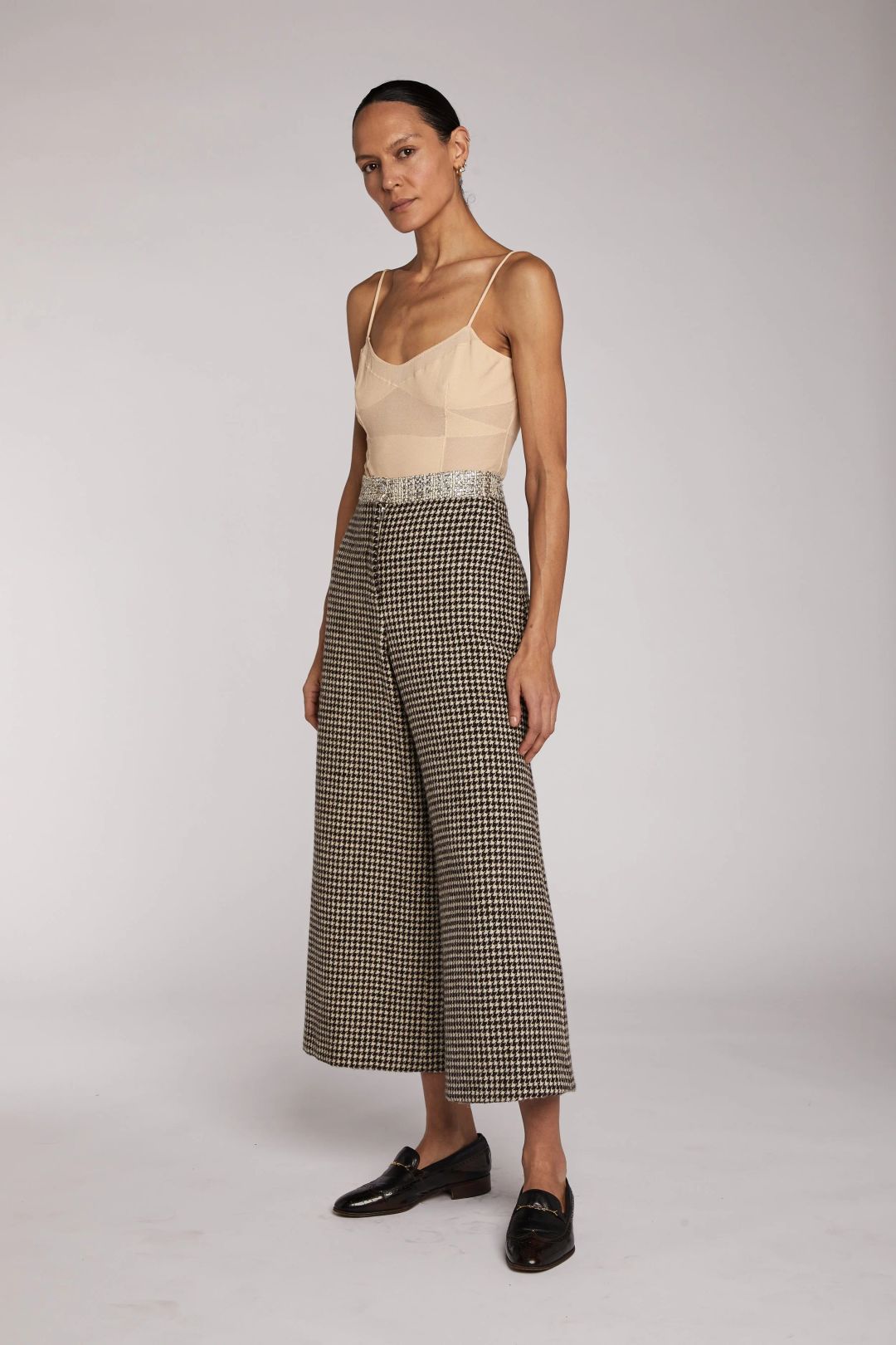 Chanel Houndstooth Trousers AW2015 ON HOLD by CHANEL in size FR 40 from TROUSERS category