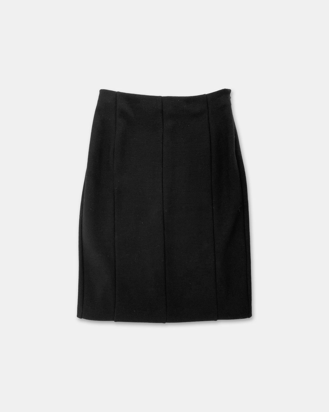 Prada 2000s Wool Knit Skirt Black by PRADA in size M from SKIRTS category
