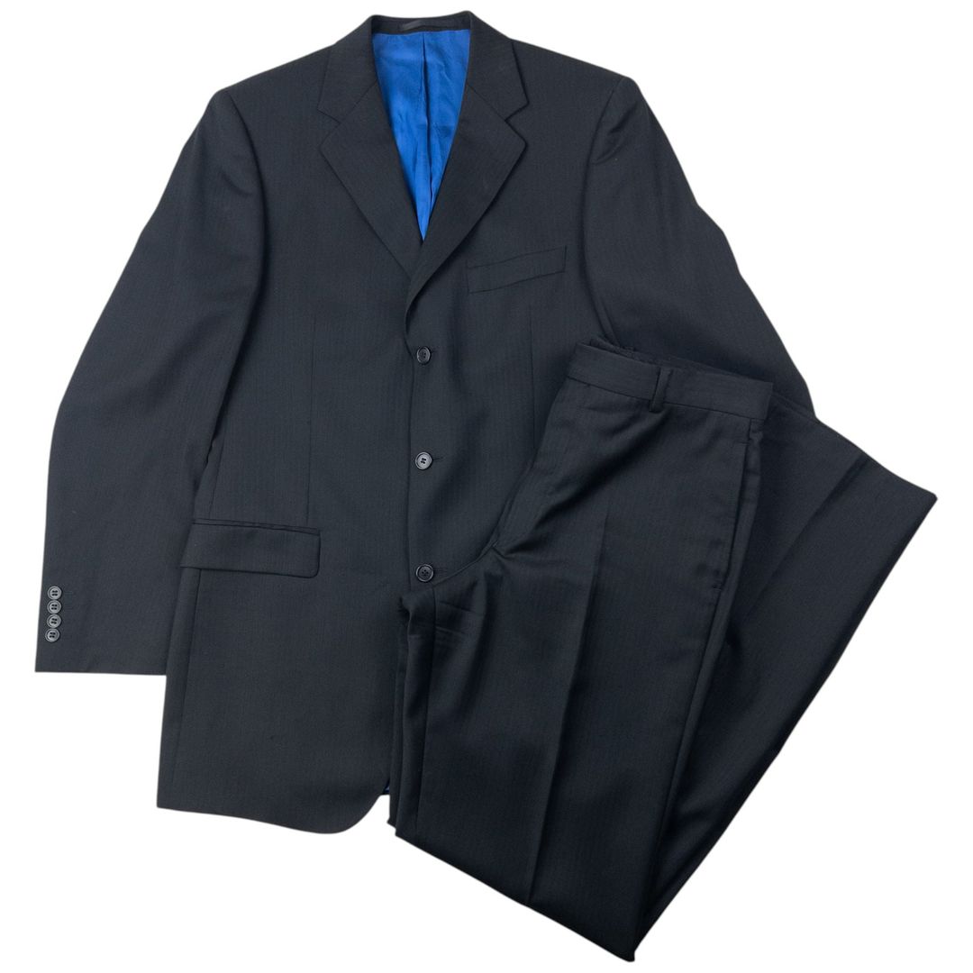 Vintage 90s YSL Yves Saint Laurent Jacket & Trousers Suit Set Size L by YVES SAINT LAURENT in size L from SUITS category