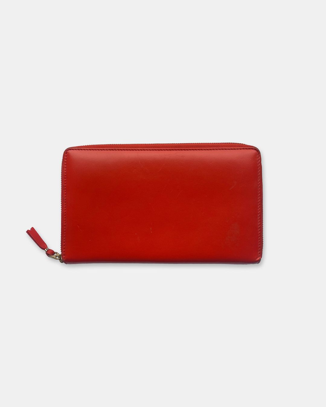 Comme des Garçons 2000s Leather Wallet Orange by COMME DES GARÇONS in size ONE SIZE from BAGS category