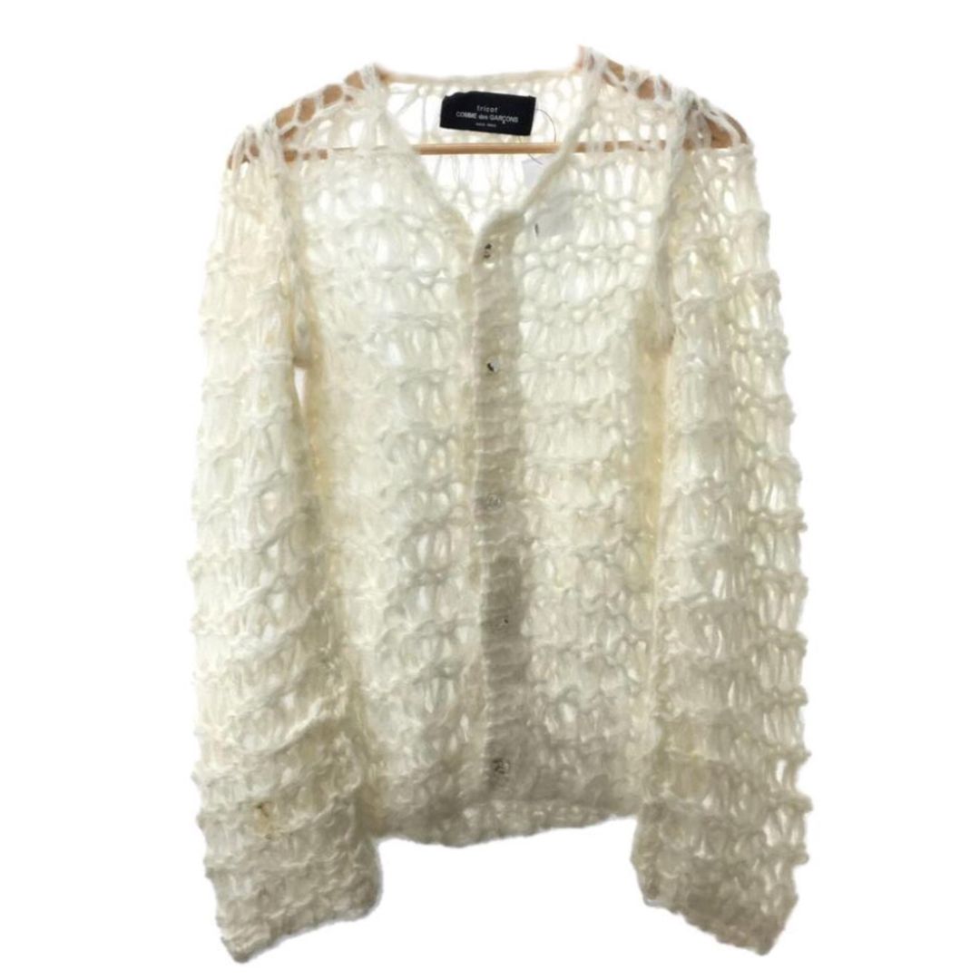 Tricot Comme Des Garcons Hand Knit Button Down LS Cardigan by COMME DES GARCONS in size S from KNITWEAR category