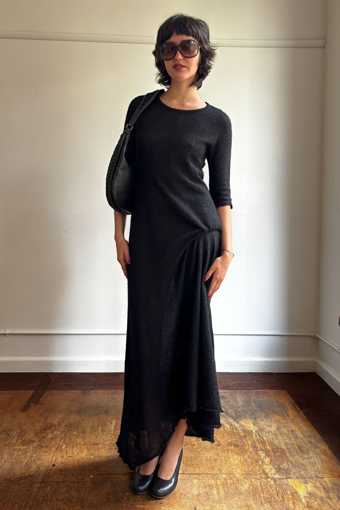 YOHJI YAMAMOTO A/W 1992 LONG KNIT DRESS by YOHJI YAMAMOTO in size AU/UK 8 from DRESSES category