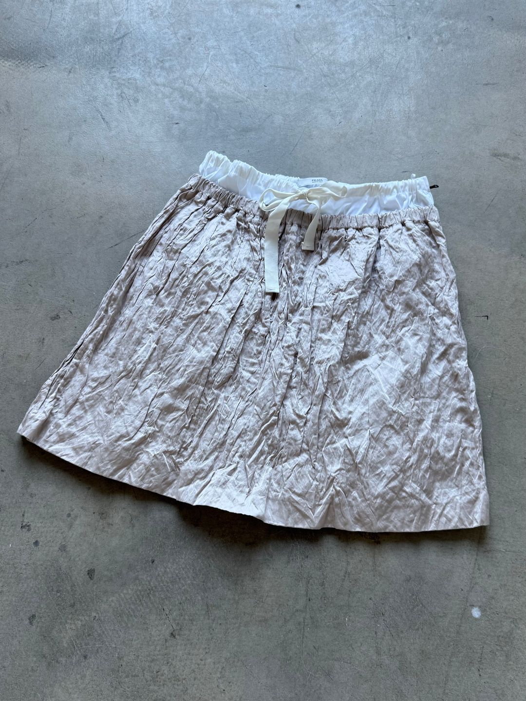 SS 09 Prada Metal Blend Skirt by PRADA in size W28 from trousers category