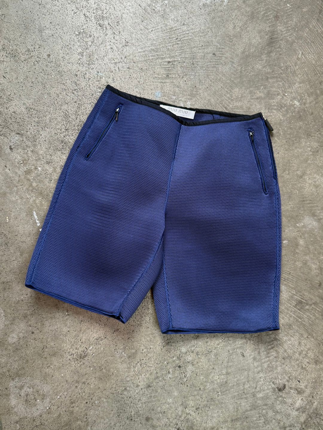 SS 99 Miu Miu Mesh Shorts by PRADA in size IT 40 from SHORTS category