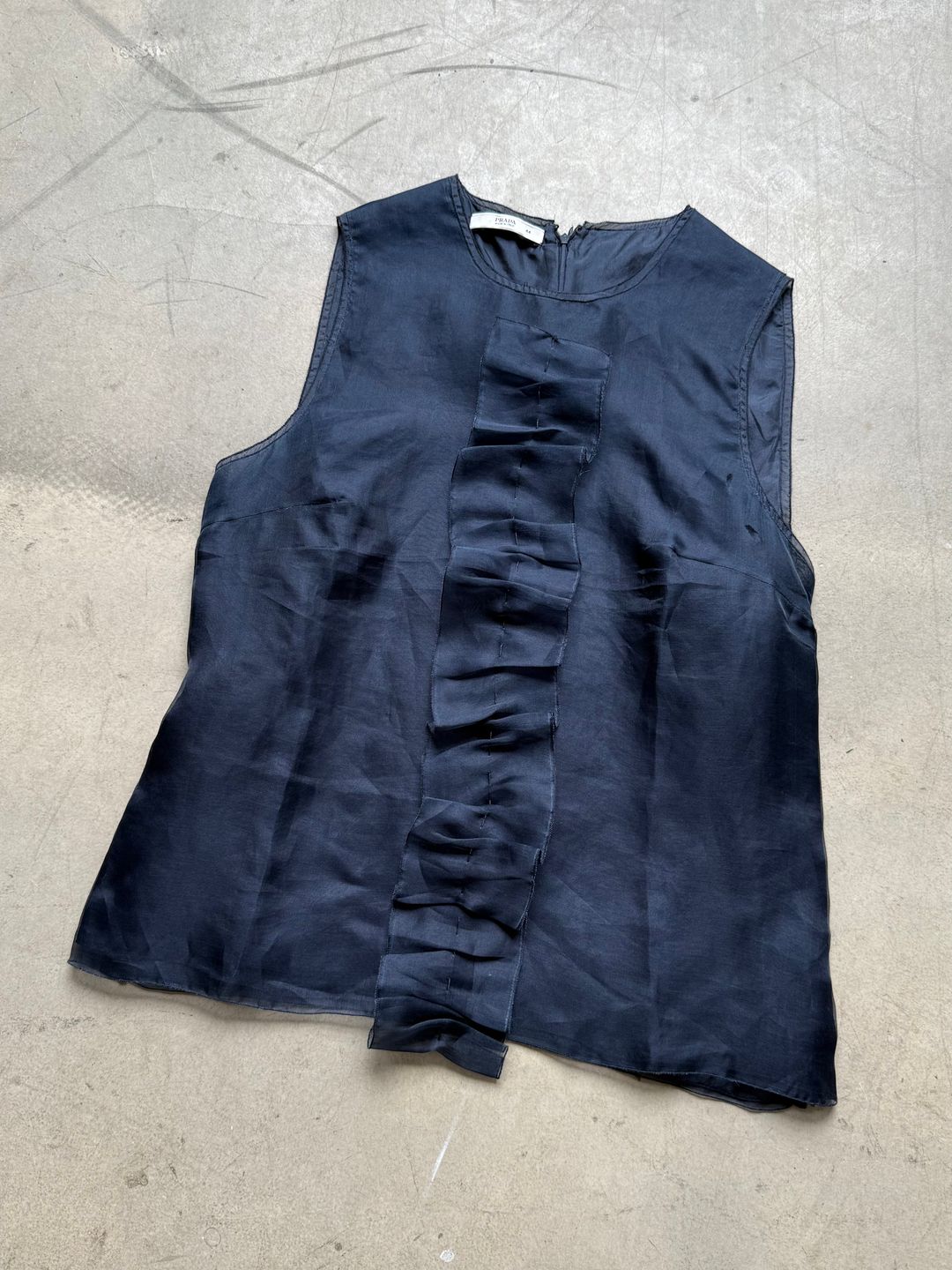 SS 02 Prada Silk Vest by PRADA in size ONE SIZE from TOPS category