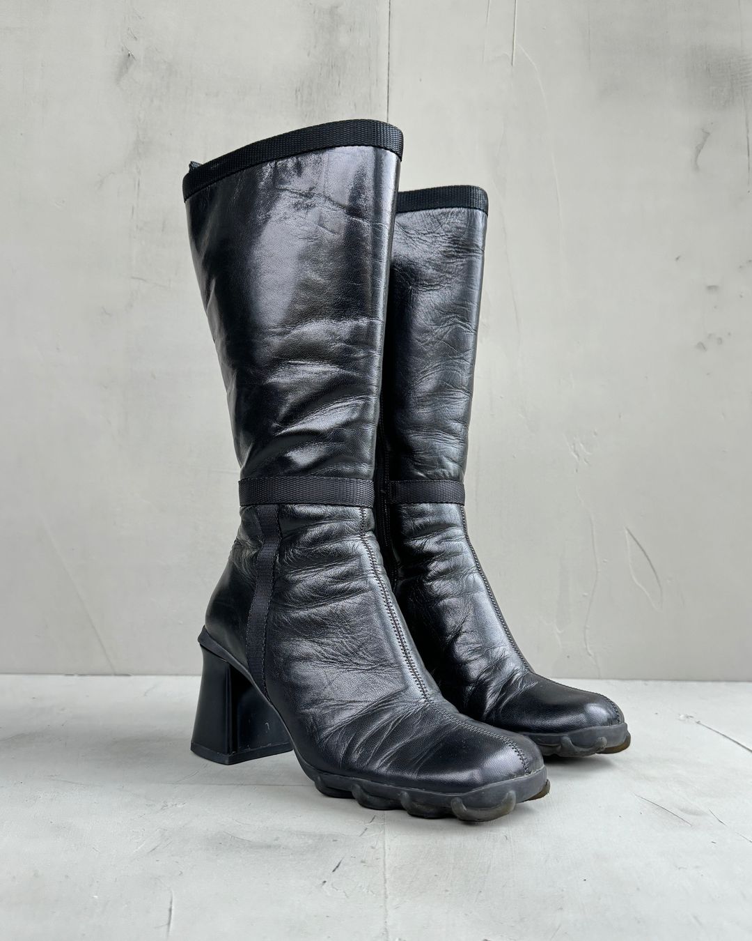 Miu Miu FW99 Bubble Sole Heeled Boots - EU 36.5 by MIU MIU in size EU 36 from SHOES category