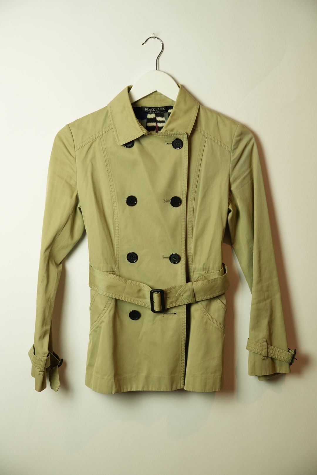 Paul Smith Black Label Short Beige Trench Jacket by PAUL SMITH in size S from COATS & JACKETS category