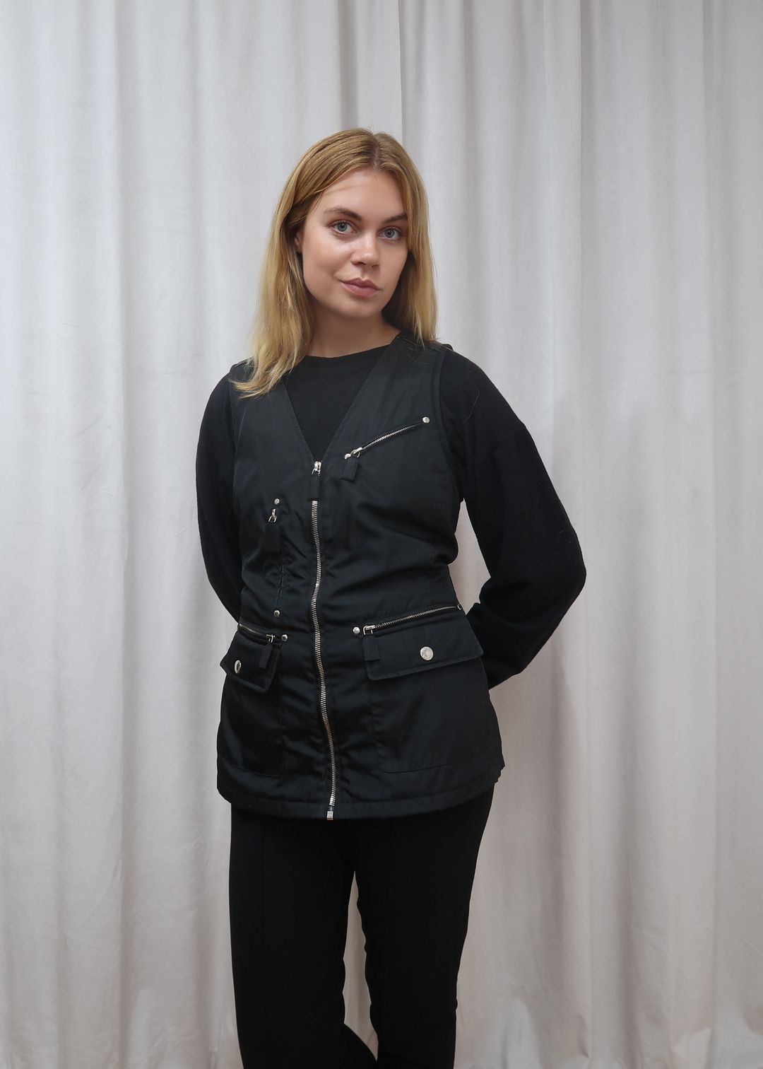 Prada nylon waistcoat, 1994 by PRADA in size L from COATS & JACKETS category