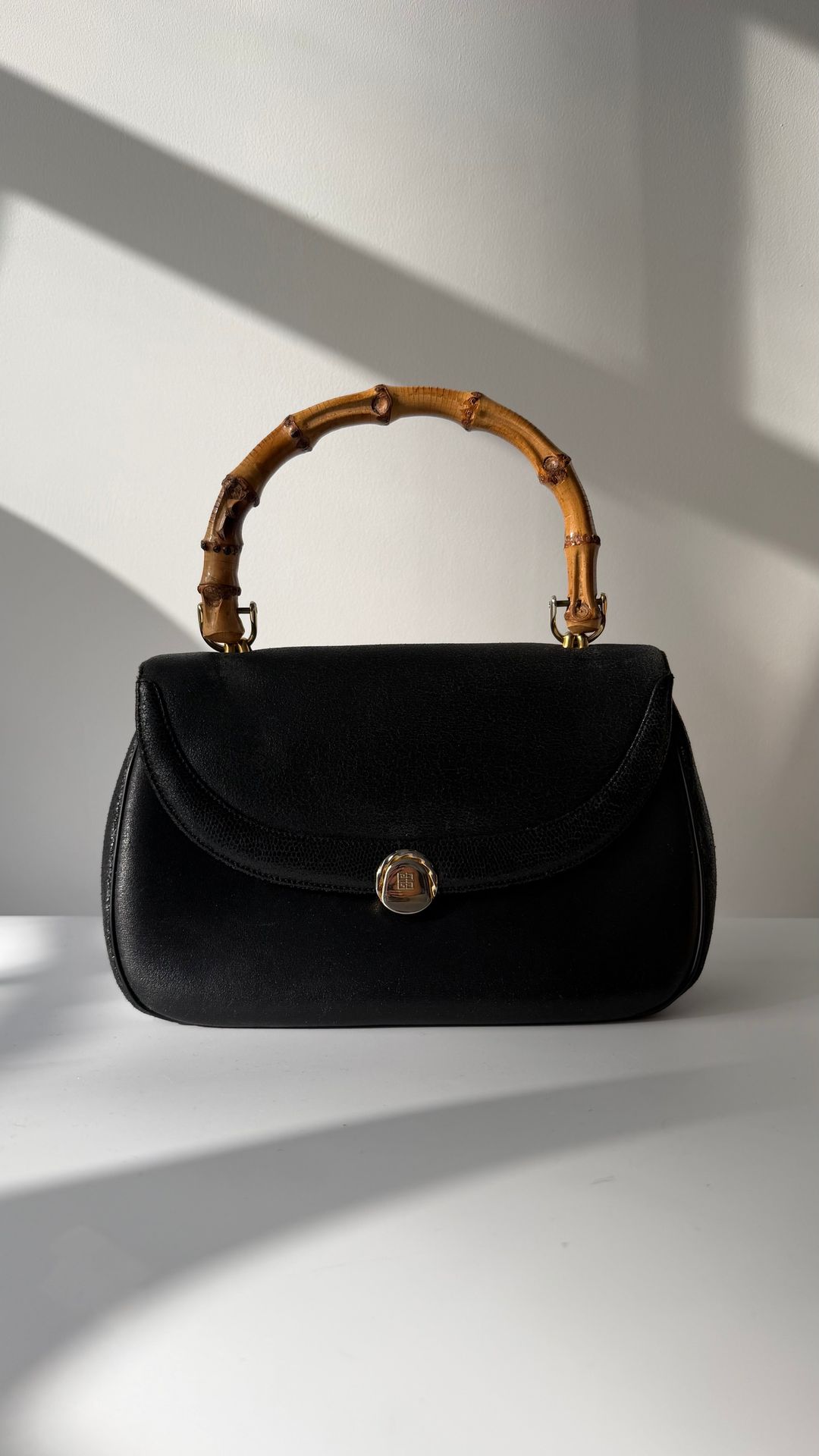 Givenchy 1980’s handbag with bamboo handle by GIVENCHY in size ONE SIZE from BAGS category