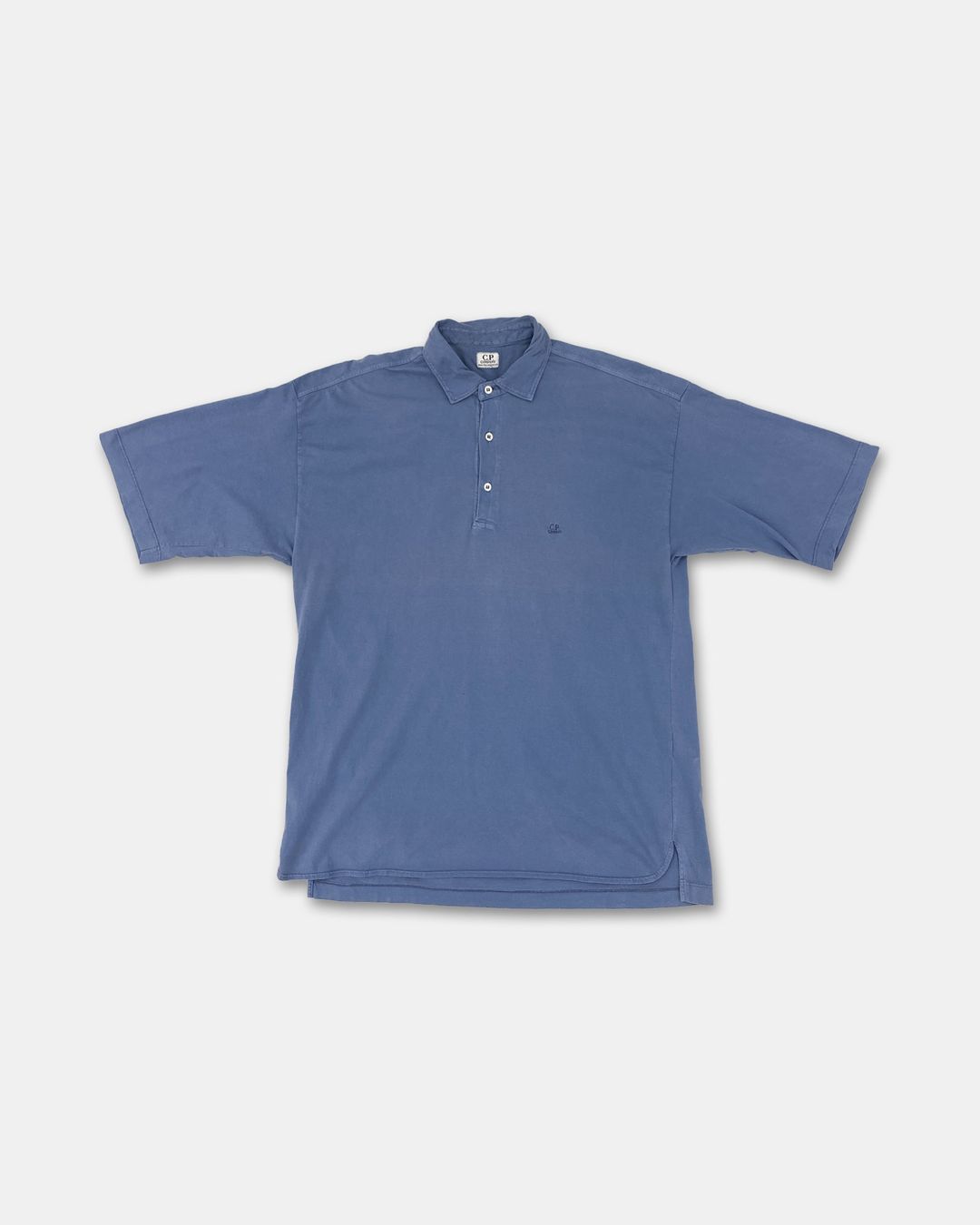 C.P. Company by Massimo Osti 1990s Polo Shirt Light Blue by C.P. Company in size L from SHIRTS category