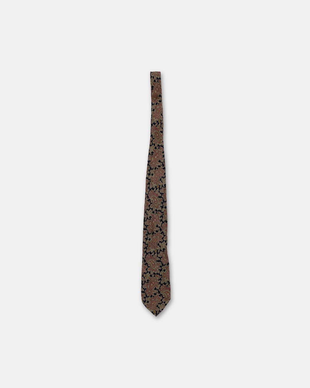 Giorgio Armani 1990s Paisley Pattern Tie Black by GIORGIO ARMANI in size ONE SIZE from ACCESSORIES category