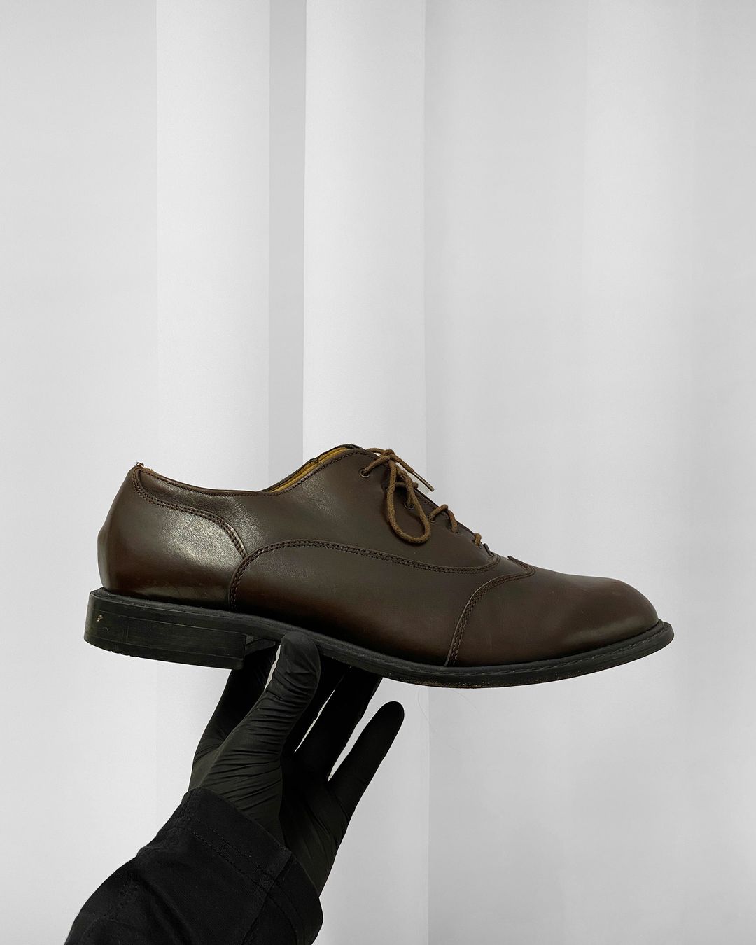 Dirk Bikkembergs Hommes 1990s Leather Derby Shoes Brown by Dirk Bikkembergs Hommes in size EU 44 from SHOES category
