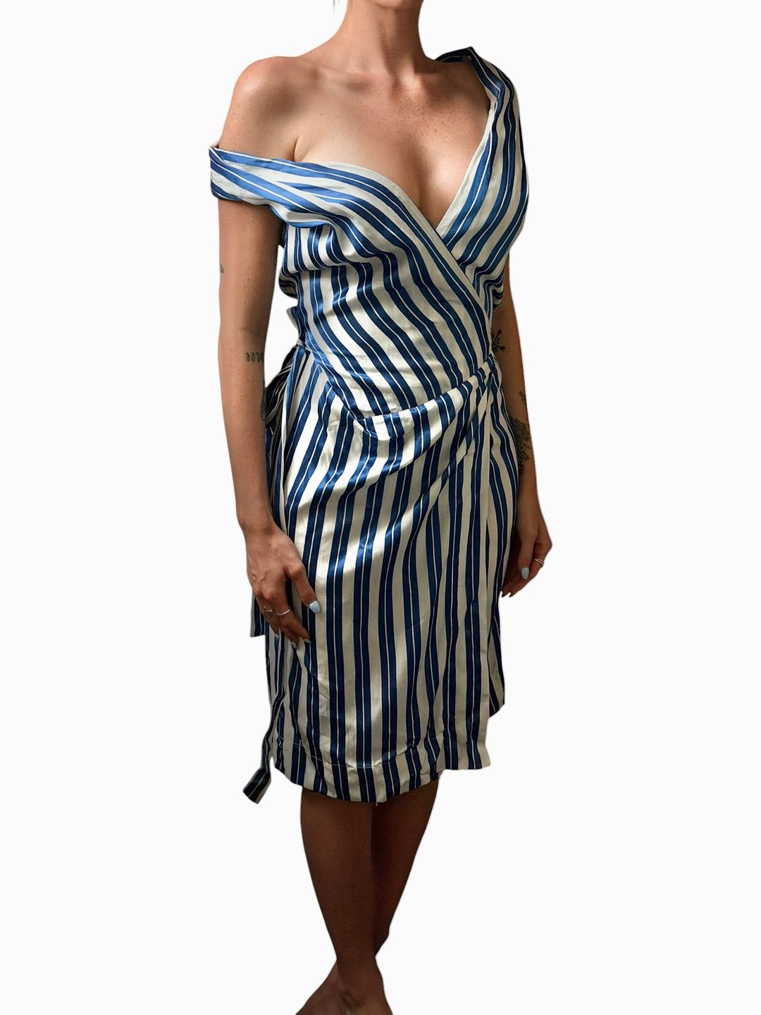 Vivienne Westwood Red Label Striped Dress by VIVIENNE WESTWOOD in size ONE SIZE from DRESSES category