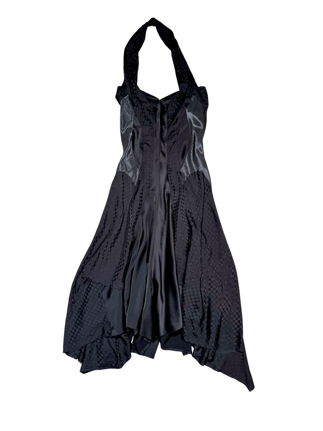 Junya Watanabe SS 2006 Psycho Punk Halter Dress by JUNYA WATANABE in size L from DRESSES category