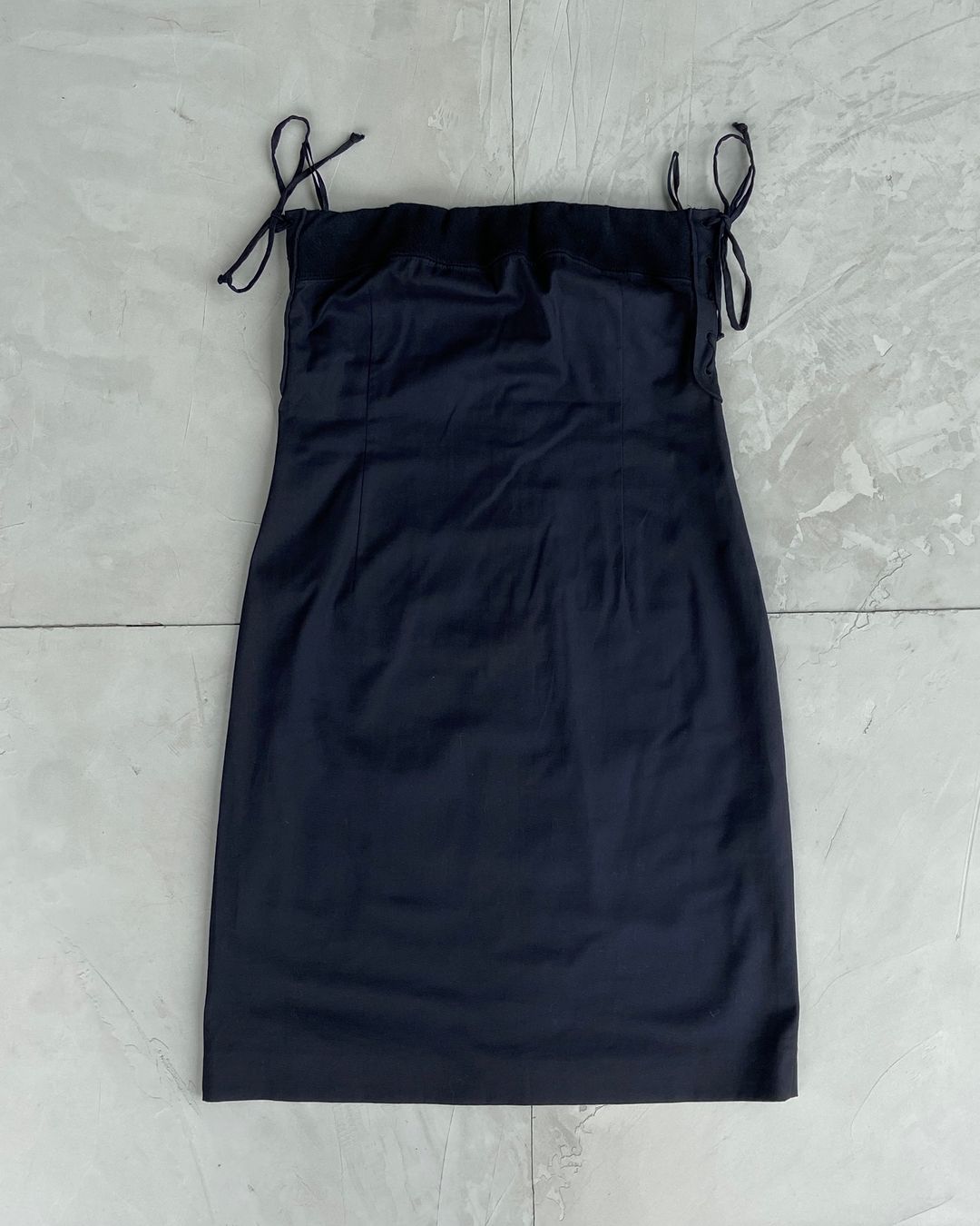 MIU MIU STRAPLESS COTTON MINI DRESS - M by MIU MIU in size S from DRESSES category