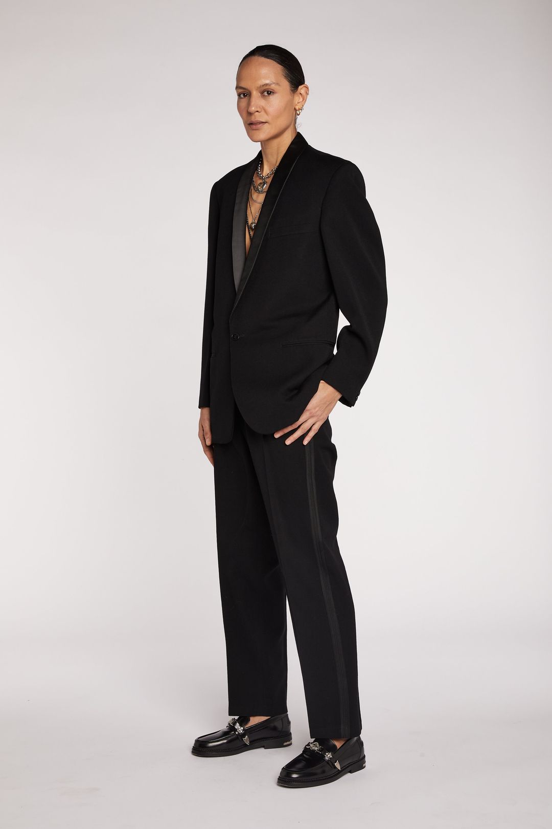 Hardy Amies Vintage Mens Wool Tuxedo Suit by Hardy Amies in size ONE SIZE from SUITS category