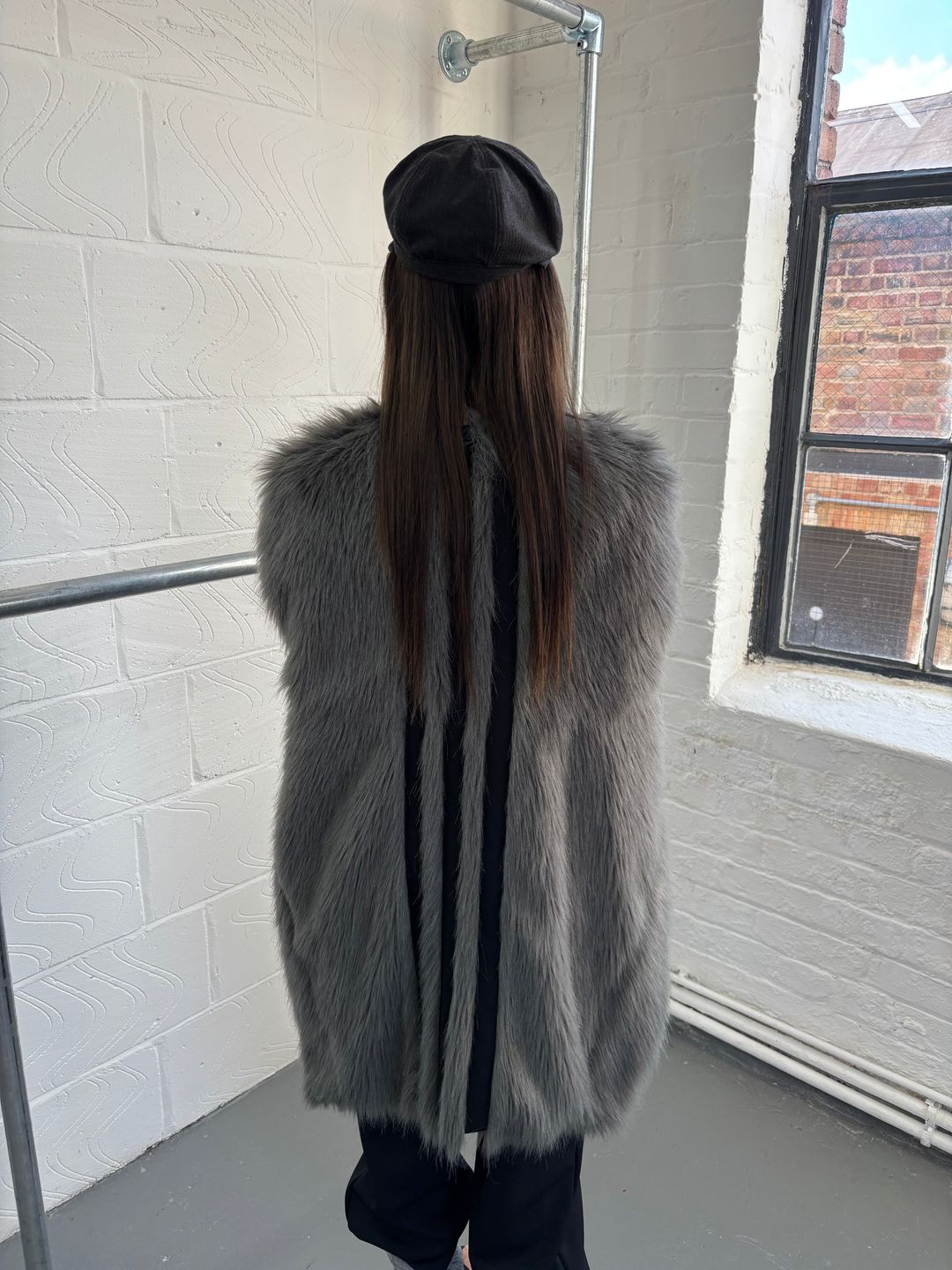 Y3 FAUX FUR CAPE CIRCA 2015 by Y3 FAUX FUR CAPE in size ONE SIZE from COATS & JACKETS category