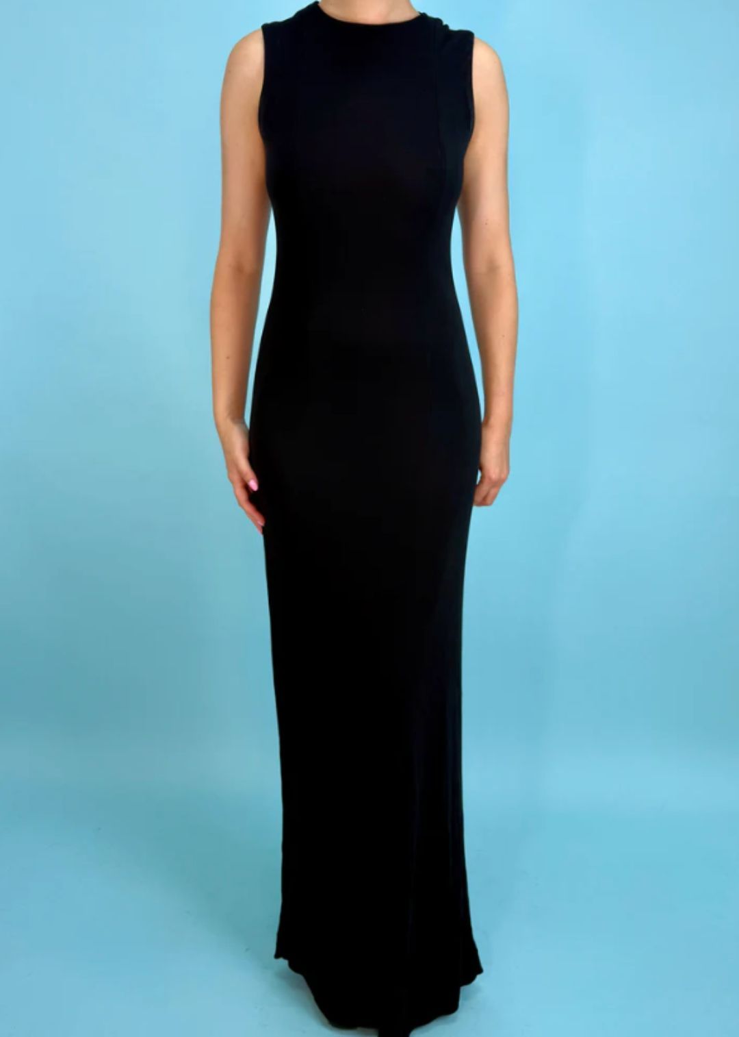 Gucci Spring 1997 Black Sleeveless Maxi Dress by GUCCI in size IT 42 from DRESSES category