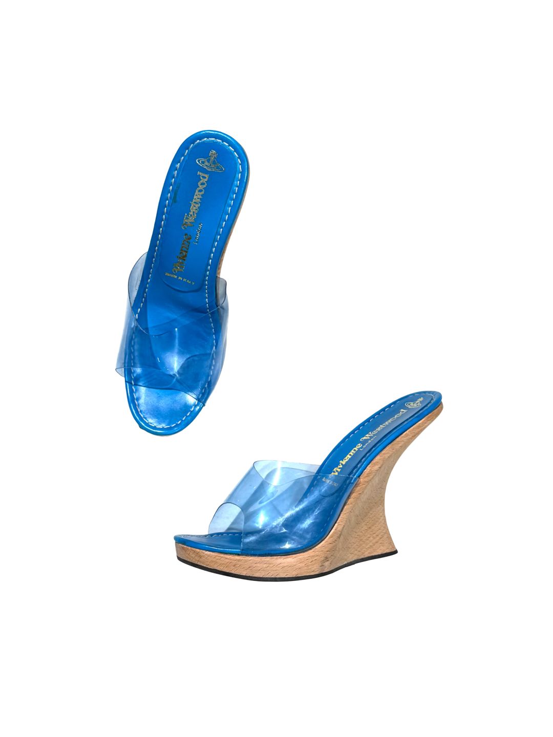 Vivienne Westwood 90s Wooden Wedge Heels by VIVIENNE WESTWOOD in size EU 39 from SHOES category