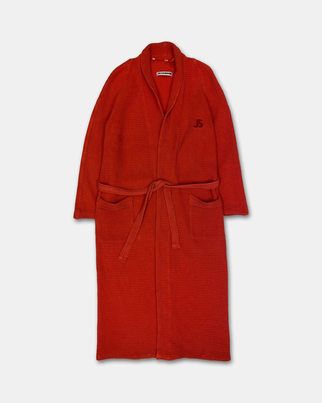 Jil Sander 1990s Cotton Bathorbe Coat Red by JIL SANDER in size XL from COATS & JACKETS category